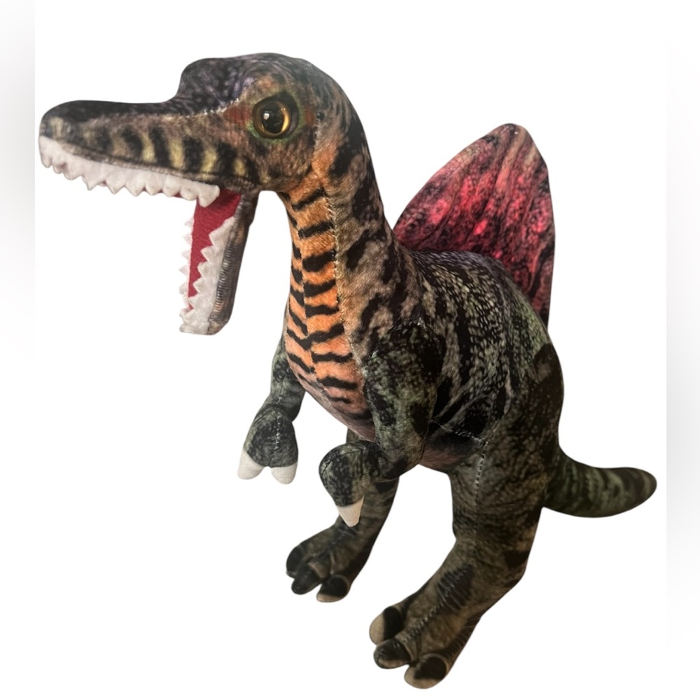 10” Tall Plush Dinosaur SPINOSAURUS. Stuffed Animal